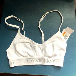 White Calvin Klein Sports Bra — New With Tags